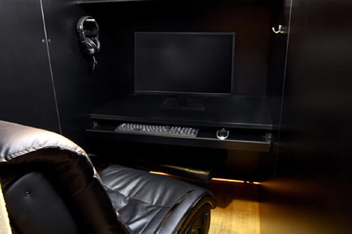 リクライニング席